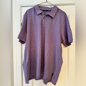 5 for $30 Like New! PERRY ELLIS Purple Striped Polo
